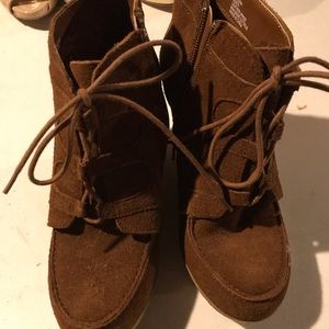 Brown booties